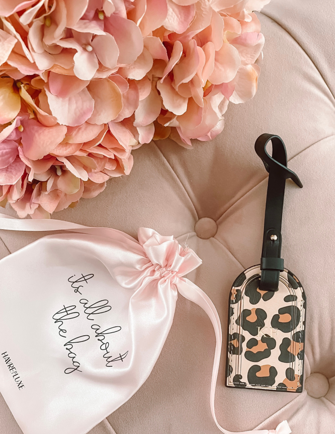 Leopard Print Leather Luggage Tag – Havre de Luxe